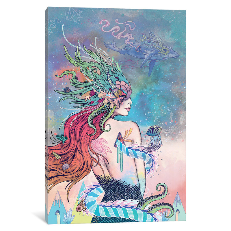 « the last sirène », impression sur toile, H 12 po x l 8 po x P 0,75 po