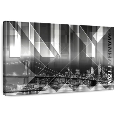 Vue moderne sur le pont de Brooklyn Sireci