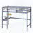 Twin High Loft Bed with Built-in Desk-1464598909