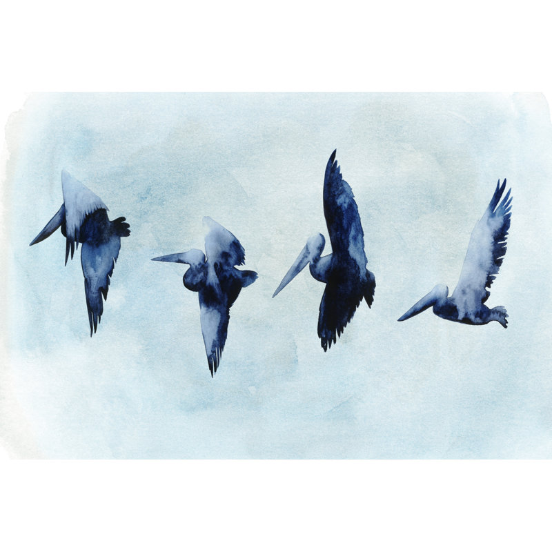 Coastal Covey I by Grace Popp - Wrapped Canvas Art Prints, 30cm H x 46cm W