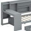 Daybed With 3 Drawers, USB Ports And Desk-426806447