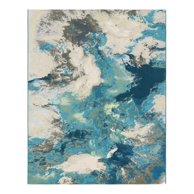 Keazia Indoor/Outdoor Area Rug, Rectangle 7'10" x 10'