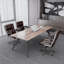 Fauteuil de direction en cuir véritable avec structure et roues en aluminium, fauteuil de bureau pivotant avec dossier épais et soutien lombaire ergonomique-1698205403