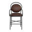 BD Upholstered Stool with Metal Frame