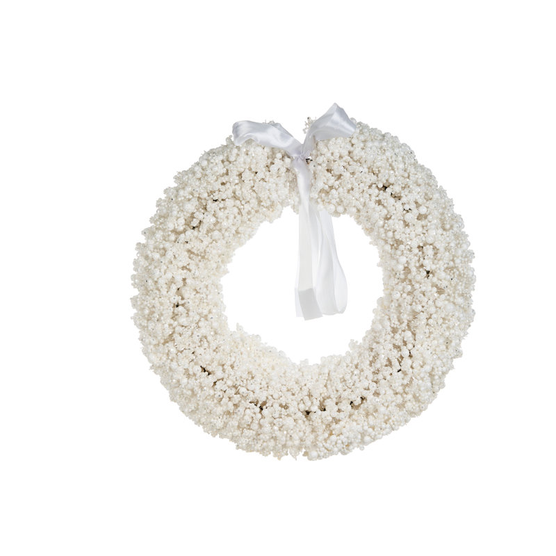 Handcrafted Faux Foam 40cm Wreath