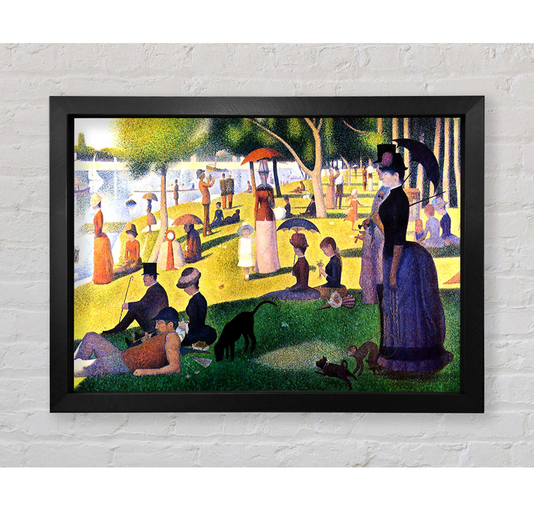 Seurat Sunday At La Grande Jatte von Georges Seurat - Einzelne Bilderrahmen Kunstdrucke