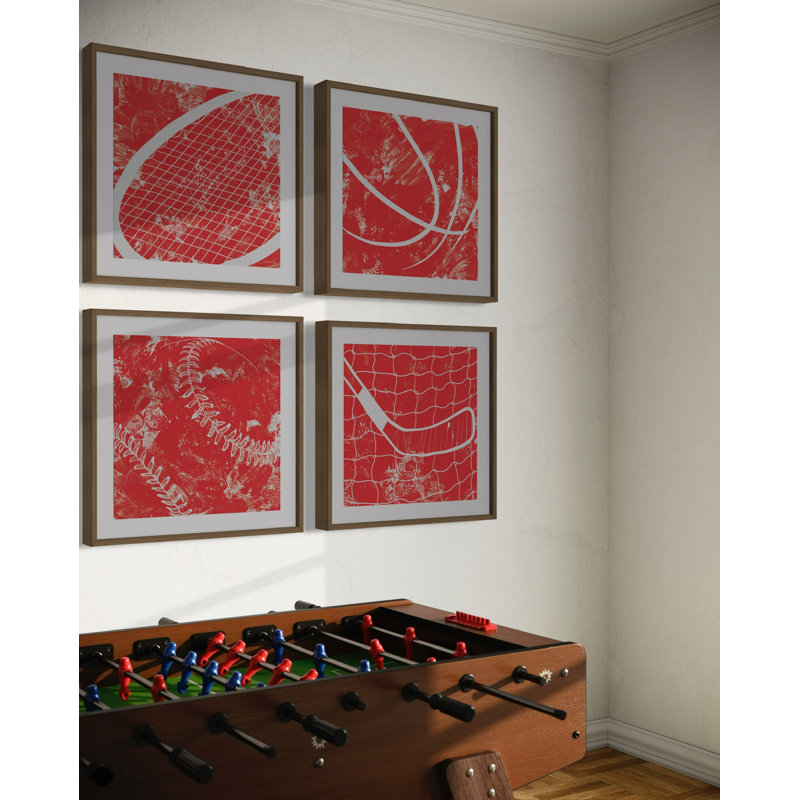 Tennis, Black, Red