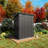 5x3 Ft Gray Metal Outdoor Storage For Balcony And Courtyard - Galvanized Steel, Multi Scenario Use, Simple Installation Tool Shed Backyard Patio Rust Metal, Modular Design, Easy Assembly