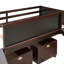 Lit mezzanine en bois avec deux boîtes de rangement Watsons-1848768304