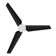 52" Annias 3 - Blade LED Smart Flush Mount Ceiling Fan with Remote Control and Light Kit Included.