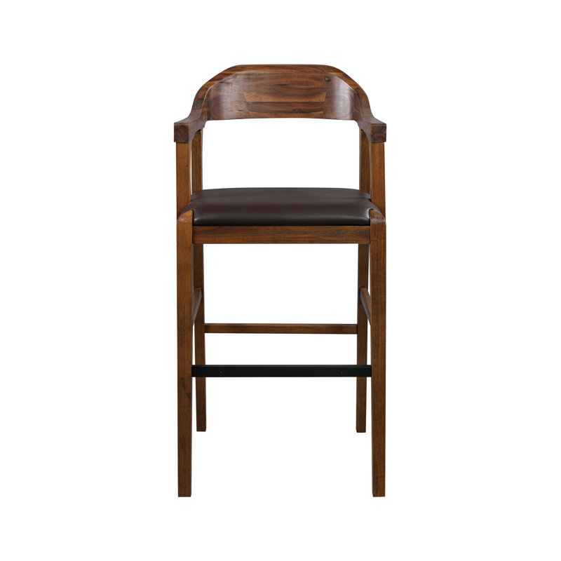 Kolpack Upholstered Counter Stool with Solid Wood Frame, Bar Stool (29" Seat Height)