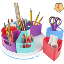 Rotating Art Supply Organizer - Office School Supplies For Kids