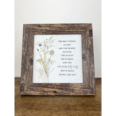 Inspirational " The Best Things "