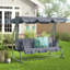 3 Person Porch Swing with Canopy-416667058