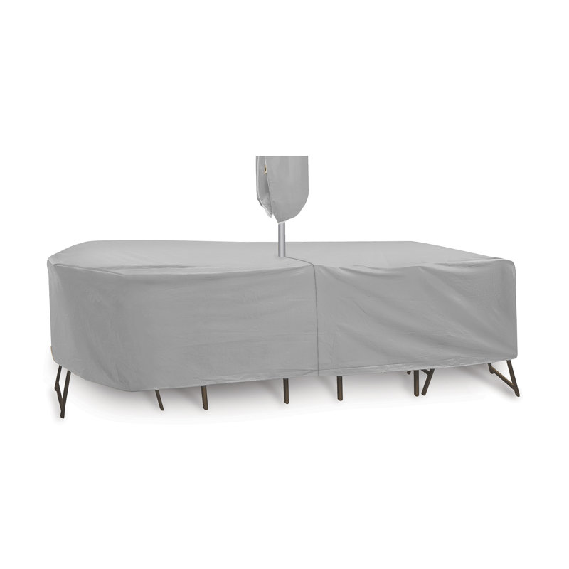 Myrilla Outdoor Patio Dining Set Cover, 30" H x 135" W x 80" D, Tan