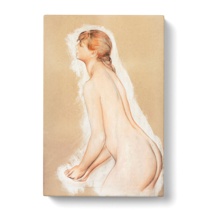 Splashing Figure by Pierre-Auguste Renoir - Wrapped Canvas, 60cm H x 40cm W x 3cm D