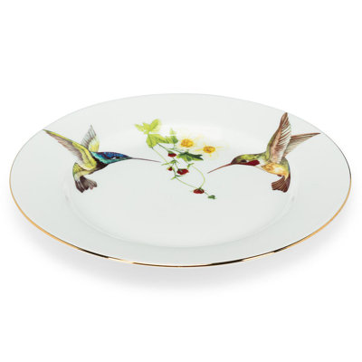 Set Of 4 Hummingbird Plate