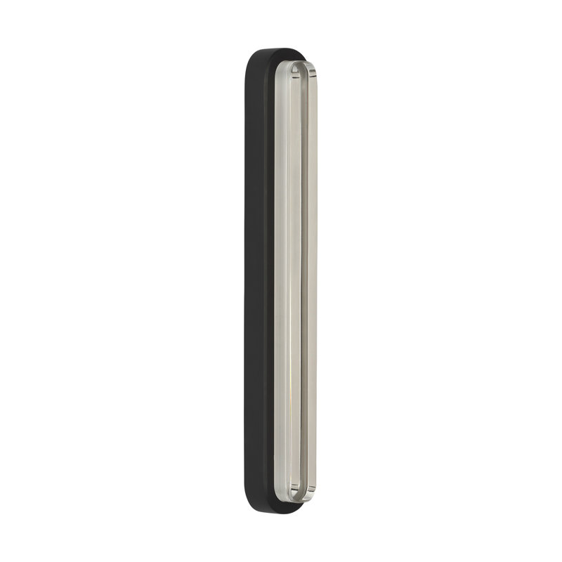 Emera 1 - Light LED Vanity Light, Nightshade Black, 13" H x 2" W x 1.4" D