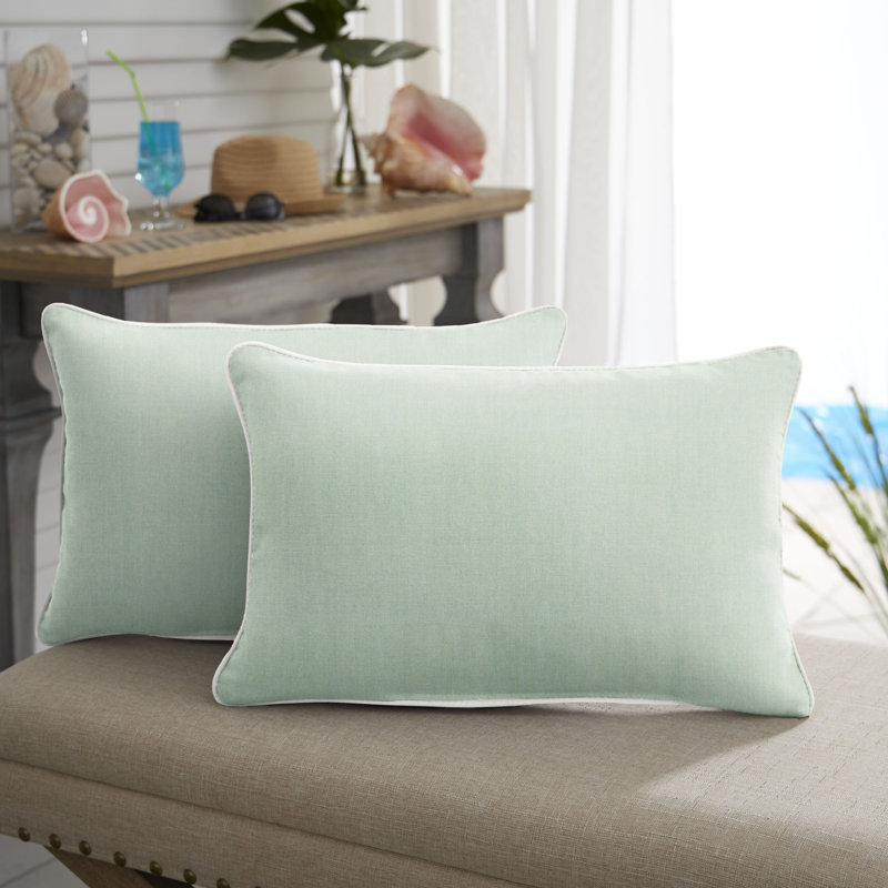 Sunbrella Outdoor Solid Corded Pillow