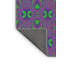 Violet géométrique/Tapis décoratif vert-569395057
