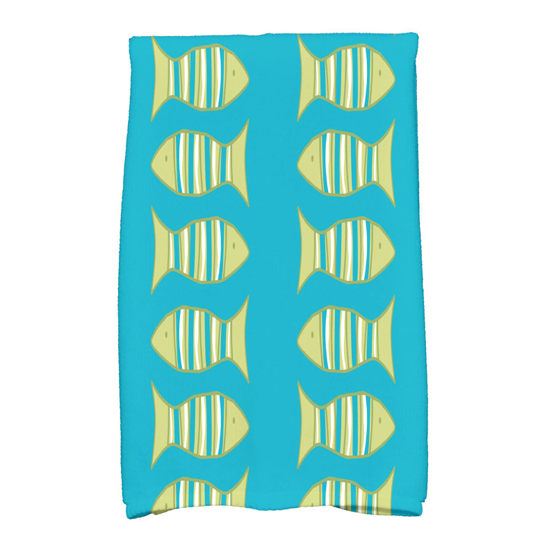 Grand Ridge Tea Towel Kitchen Towel, Turquoise