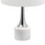 Lampe de table blanche 24 po Frothi