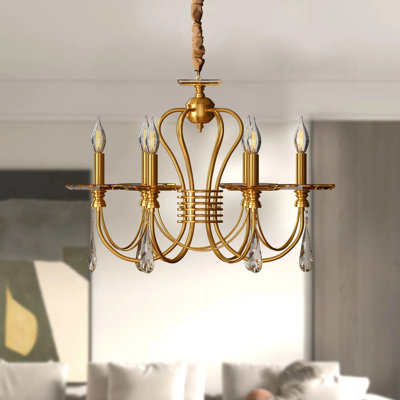 6 - Light Candle Style Chandelier