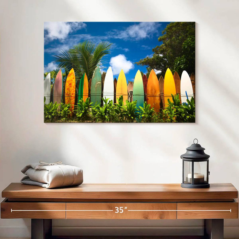 Senne Surfboard Row, 16" H x 24" W