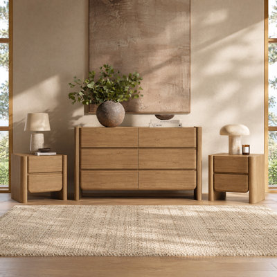 Commode incurvée à 6 tiroirs Adonis