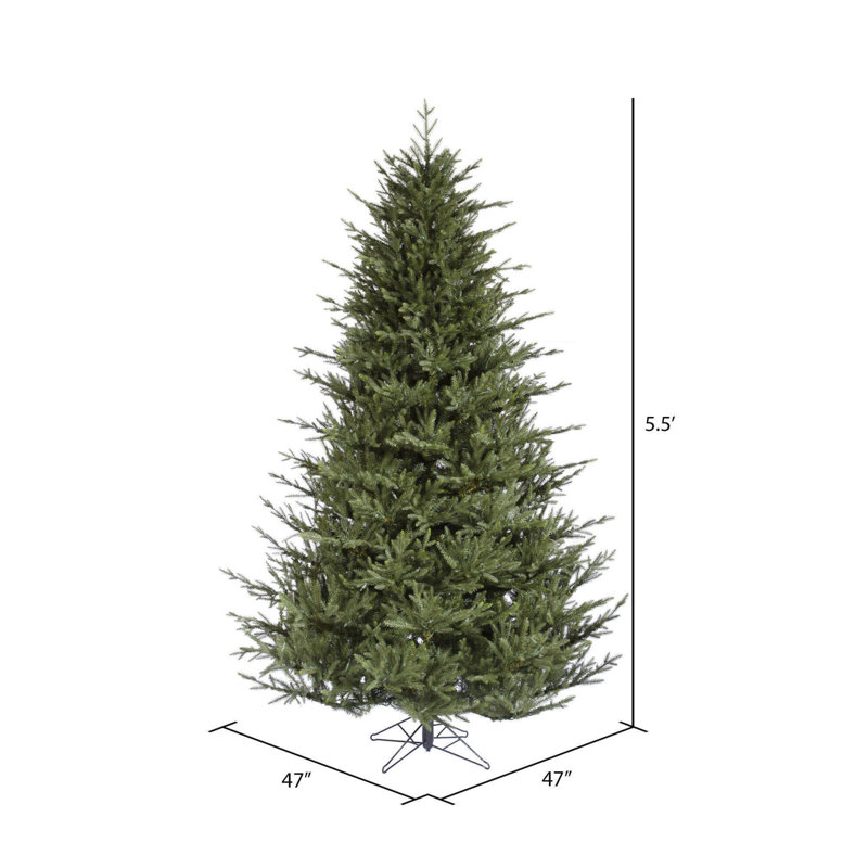 6.5' Itasca Frasier Artificial Christmas Tree with Stand, 5.5'