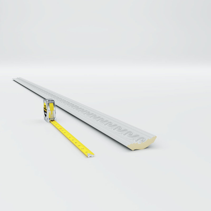Versailles White Primed Urethane Crown Moulding 94.5 in