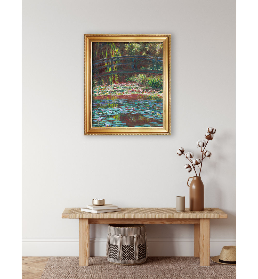 Water Lily Pond 1900, Claude Monet Art Reproduction. Giclee Canvas Prints DECORARTS