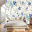 Blue Garden Botanical Wallpaper Set-1370227517
