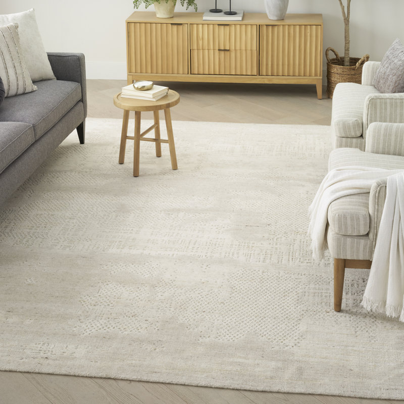 Grete Abstract Handmade Area Rug, Rectangle 236 x 297 cm