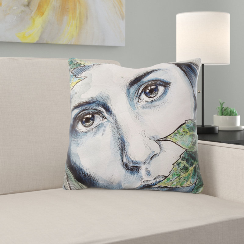 Coussin Lismore Art, Micro suède, Intérieur