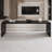 Black Rectangular Solid Wood Writing desk-216533912