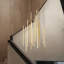 Lustre de vestibule moderne moderne à DEL 12 pi-1341237121