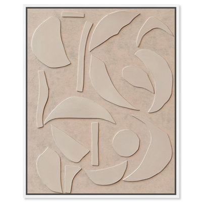 «Geometric Glyphs I», impression sur toile, art minimaliste bohème par Art Remedy