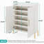 Armoire de rangement pour chaussures 35,43 pouces à 6 niveaux avec portes-759689161
