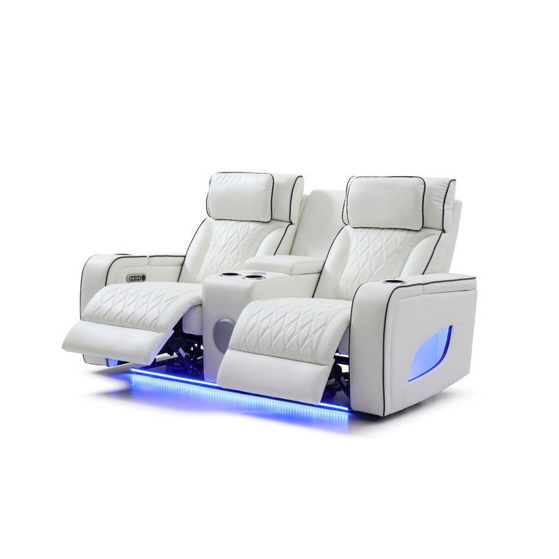 Causeuse inclinable, blanc