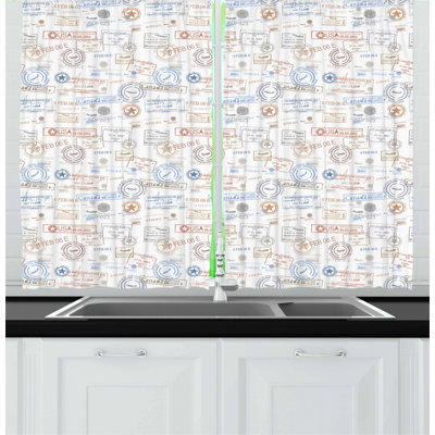 Pointed Kitchen Curtain