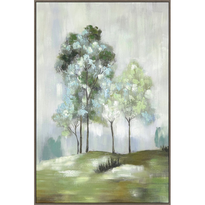 Emerald Hilltop II Canvas Wall Art