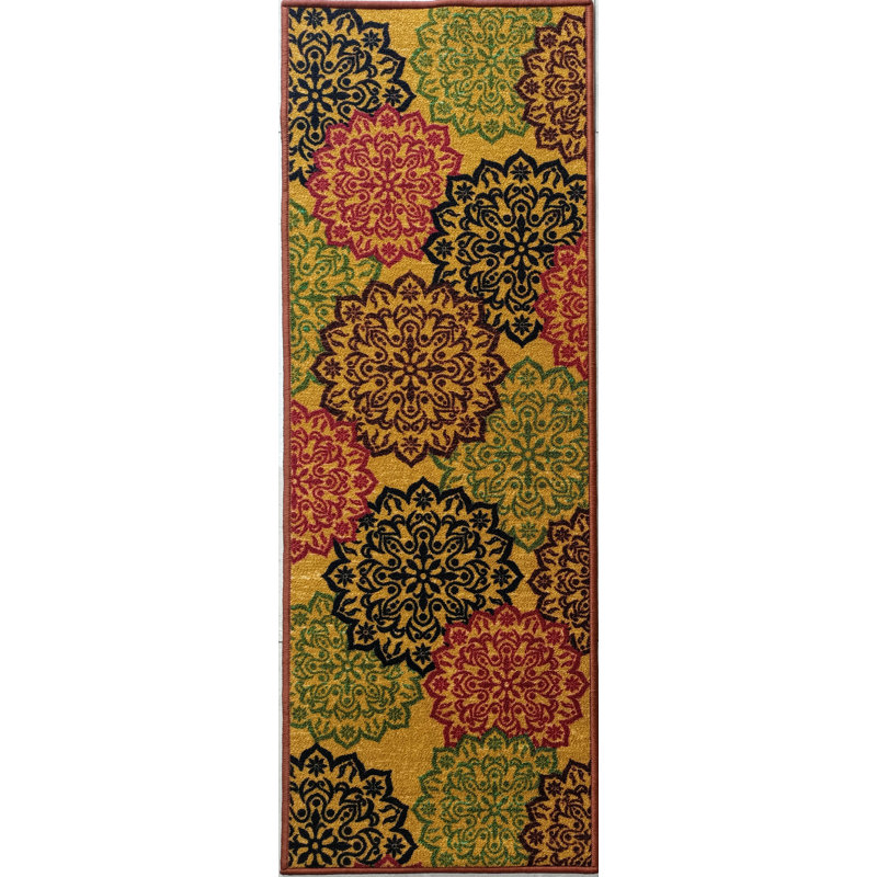 Edmund Abstract Area Rug, Runner 49 x 137cm