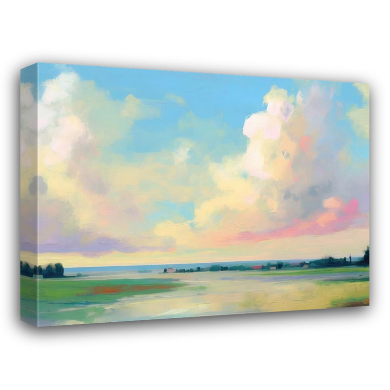 «Almost There» par Stephen Chambers, reproduction sur toile tendue, H 20 po x l 24 po x P 1,5 po