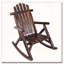 Chaise berçante en bois avec design ergonomique et dossier haut-194409833