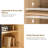 63" Modern Sideboard Buffet Cabinet With Metal Accents & Soft-Close Doors-692594010