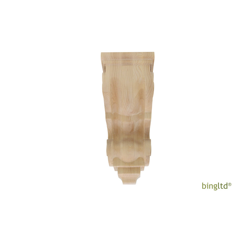 10'' H x 4.5'' W x 5'' D Solid Wood Bracket / Corbel