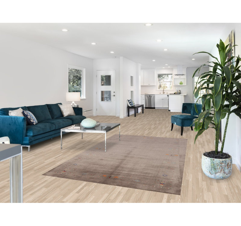 Tapis oriental en laine de style Gabbeh 5 x 8