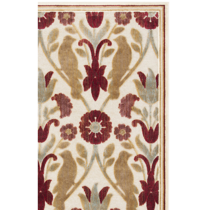 Elana Performance Floral Rug, Rectangle 5'3" x 7'6"