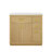 36" Bathroom Vanity With Artificial Marble Top, Flip-Up Storage Shelf, 3 Drawers, Adjustable Interior Shelf & Soft-Close DTC Hinges – Brass Handles, 2-Door Cabinet